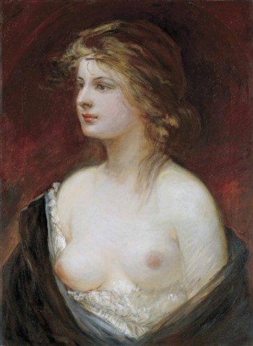 Kornélia in an Untied Dress 1890s